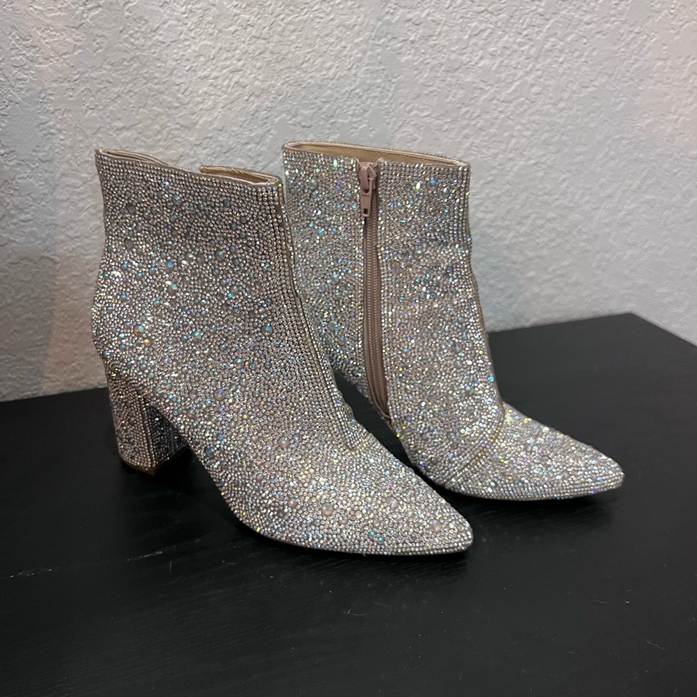 Betsey Johnson -Cady Rhinestone boots